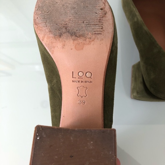 LOQ Green Heels Size 9 - Picture 5 of 5